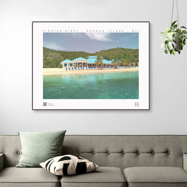 Wooden Framed Poster - British Virgin Islands 001